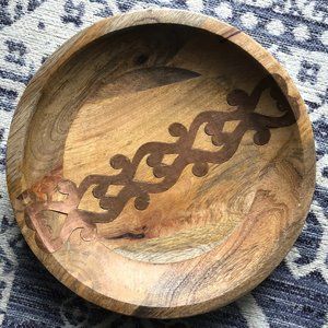 Wood and Copper Dish